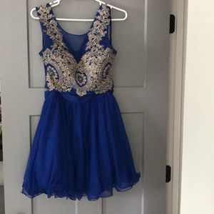Jodi Kristopher Two-Piece Homecoming Dress